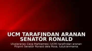 UCM Tarafından Aranan Senatör Ronald Dela Rosa, Senato'dan Kaçtı
