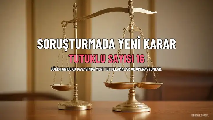 Gülistan Doku Soruşturmasında Yeni Gelişmeler: Tutuklu Sayısı 16'ya Yükseldi