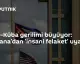 ABD'den Küba'ya 'İnsani Felaket' Uyarısı