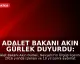Adalet Bakanı Akın Gürlek Duyurdu: 10 Yıllık Faili Meçhul Cinayet Dosyası Çözüldü