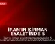 İran'ın Kirman Eyaletinde 5 Büyüklüğünde Deprem Meydana Geldi