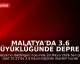 Malatya'da 3.6 büyüklüğünde deprem kaydedildi