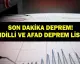 Malatya'da 5.6 Büyüklüğünde Deprem Meydana Geldi