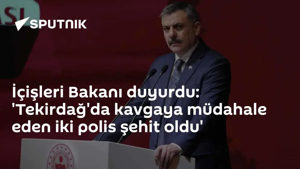 İçişleri Bakanlığı Duyurdu: Tekirdağ'da Kavgaya Müdahale Eden İki Polis Şehit Oldu