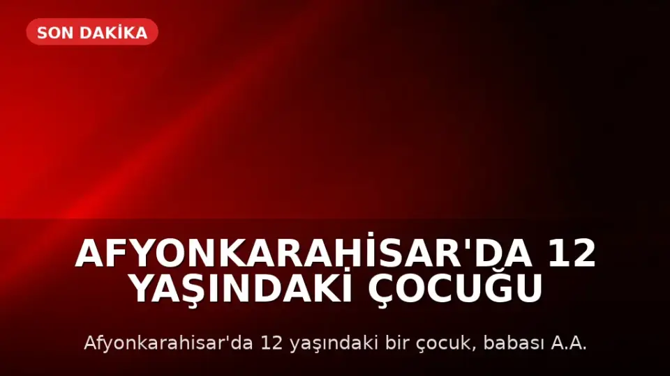 Afyonkarahisar'da 12 Yaşındaki Çocuğu Öldüresiye Dövme Anı Kamerada
