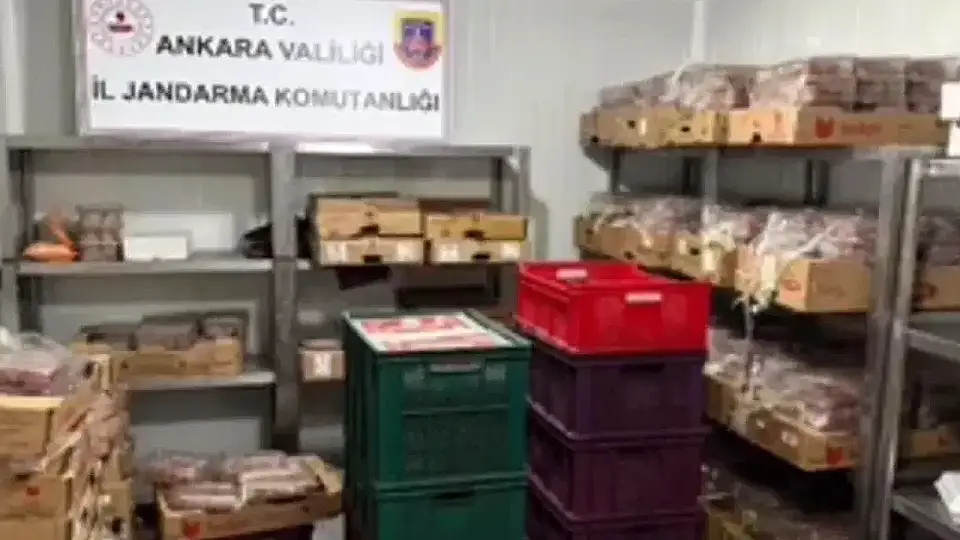 Ankara'da 40 Ton Kaçak Et Ele Geçirildi