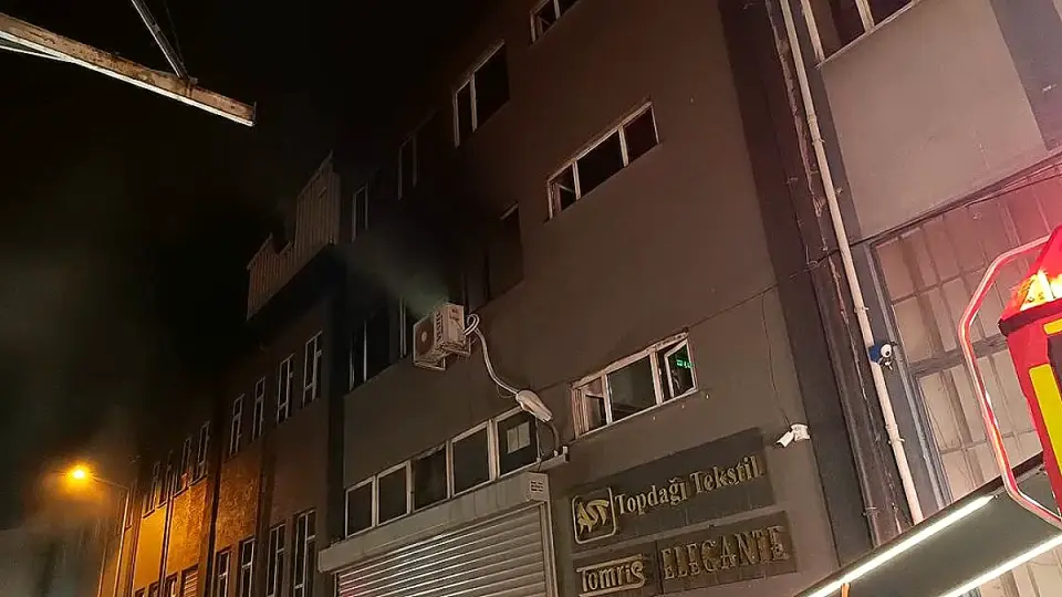 Bursa'da Tekstil Atölyesinde Yangın: Ölen veya Yaralanan Yok