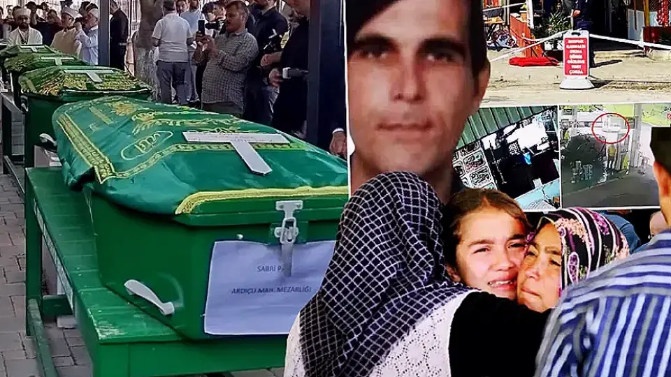 Mersin'de Altı Kişiyi Öldüren Saldırgan İntihar Etti, Hayatını Kaybedenler Gözyaşlarıyla Uğurlandı