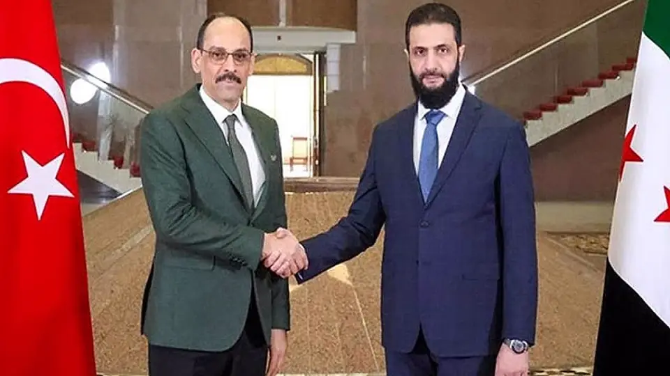 MİT Başkanı İbrahim Kalın, Şam'da Suriye Devlet Başkanı Ahmed eş-Şara ile Görüştü