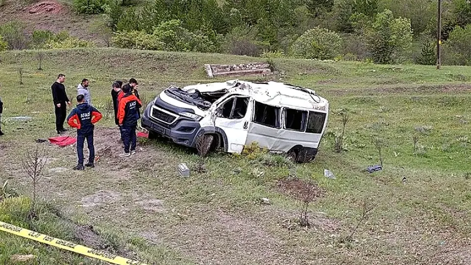 Yozgat'ta Öğrenci Servisi Devrildi: 2 Ölü, 7 Yaralı