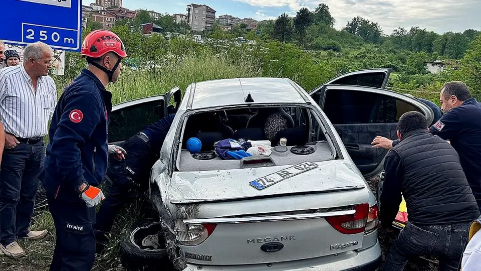 Zonguldak'ta Zincirleme Kaza: 5 Yaralı