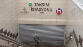 M2 Taksim Metro İstasyonu ve F1 Füniküler Hattı Ulaşıma Kapatıldı