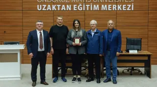 NASA'dan OMÜ'ye Bilim Köprüsü: Dr. Umut Yıldız Öğrencilerle Buluştu