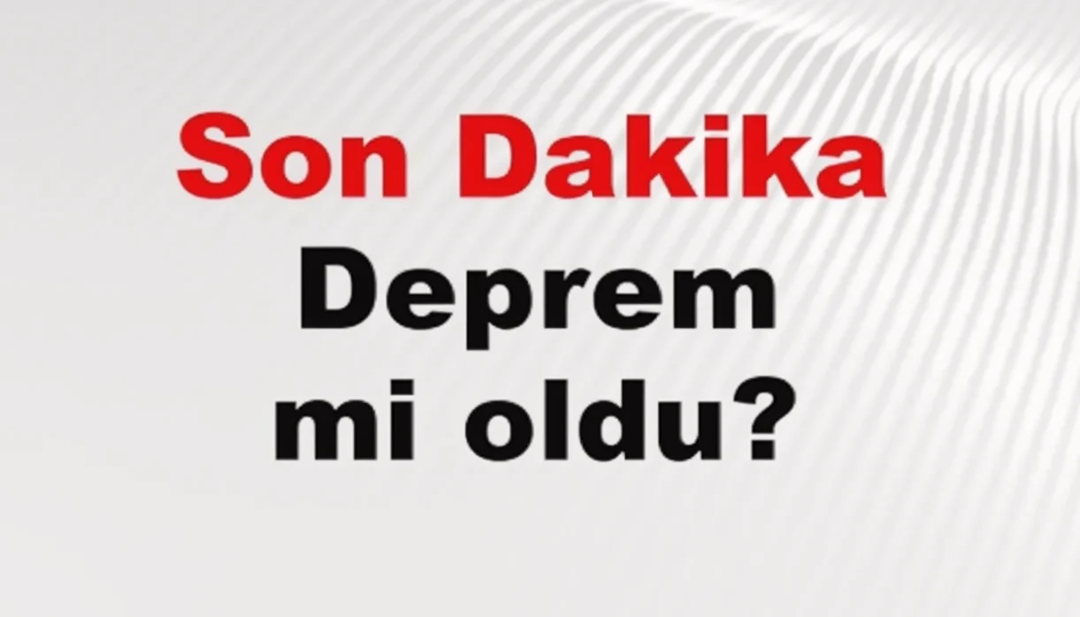 05 Mayıs 2026 Tarihli AFAD Son Depremler Listesi Yayınlandı