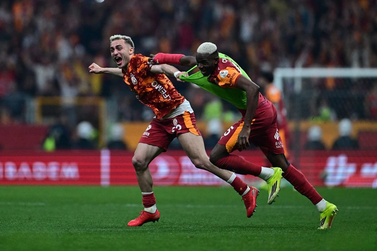 Galatasaray, Victor Osimhen'in Sevinciyle Şampiyonluğunu Garantiledi