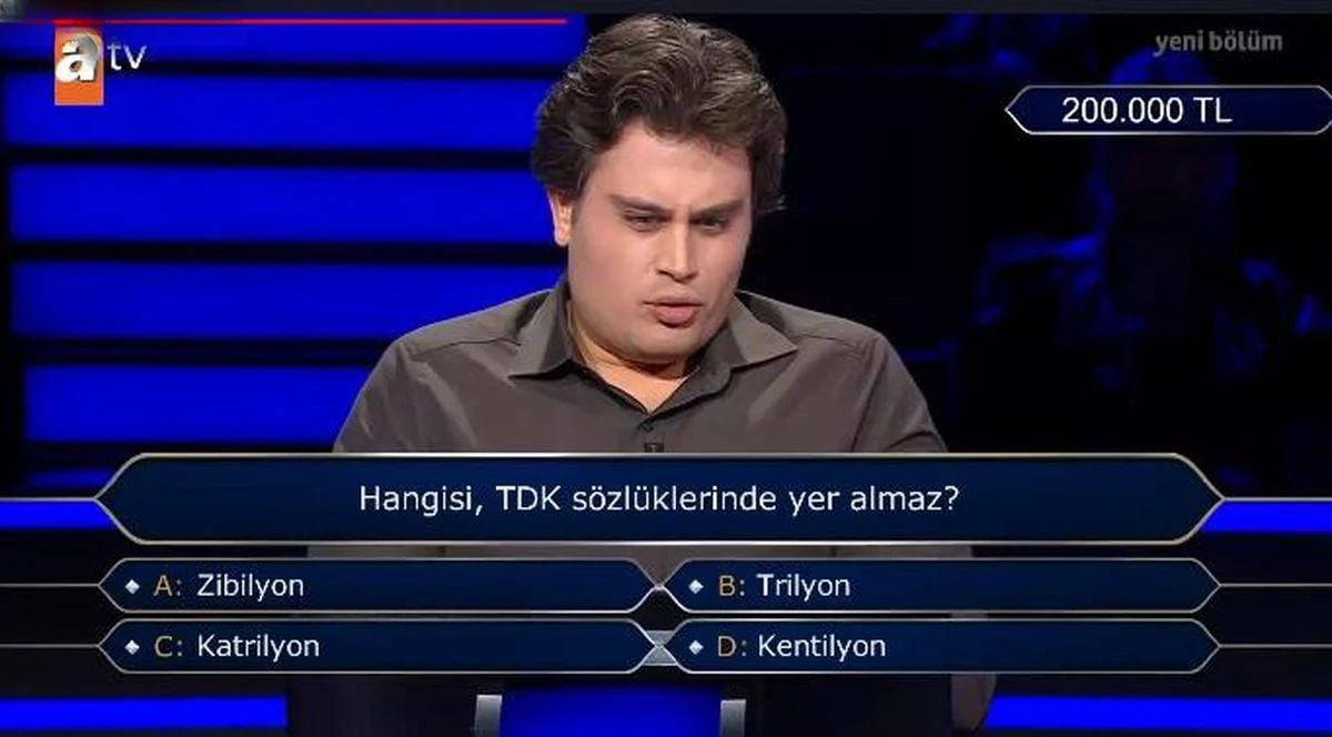 TDK Sözlüklerinde Yer Almayan Kelime Yarışmacıyı Zorladı