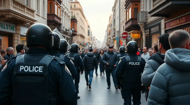 Bağdat Caddesi'nde Galatasaray ve Fenerbahçe Taraftarları Arasında Gerginlik