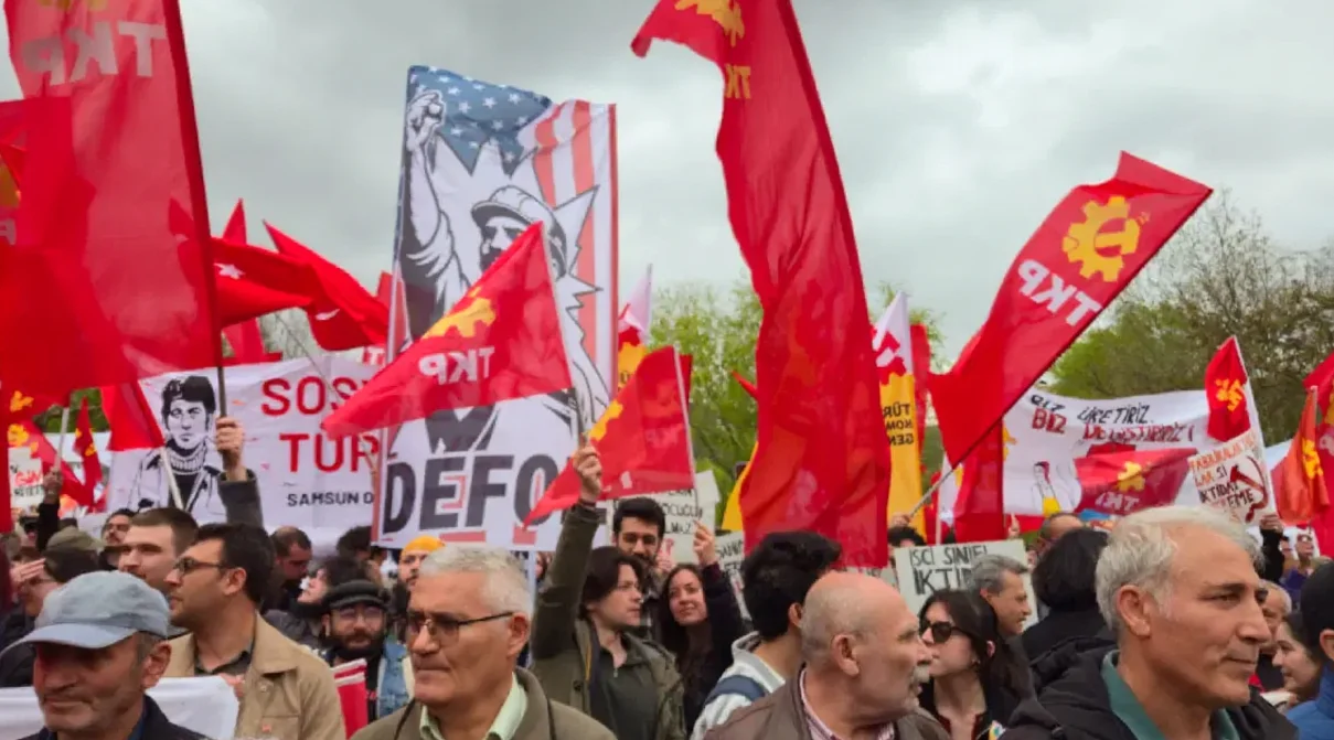 TKP, 1 Mayıs'ı İstanbul, Ankara, İzmir ve Adana'da Mitinglerle Kutladı