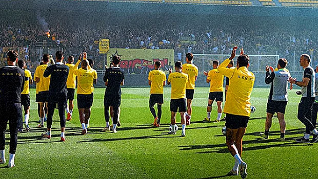 AEK, Yunanistan Süper Ligi'nde Şampiyon Oldu