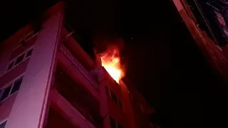 Bursa'da Apartman Dairesinde Yangın Çıktı