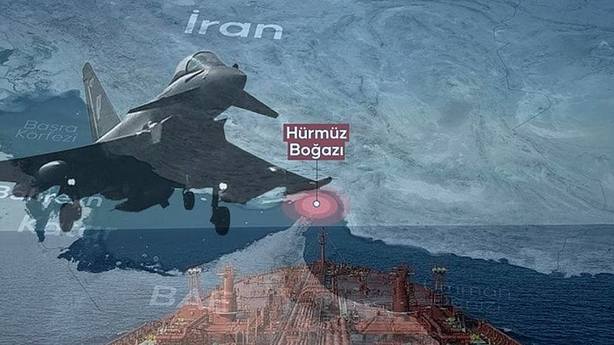 İngiltere'den Hürmüz Boğazı'na Çıkartma: Typhoon Savaş Uçakları ve İnsansız Sistemler Görevde