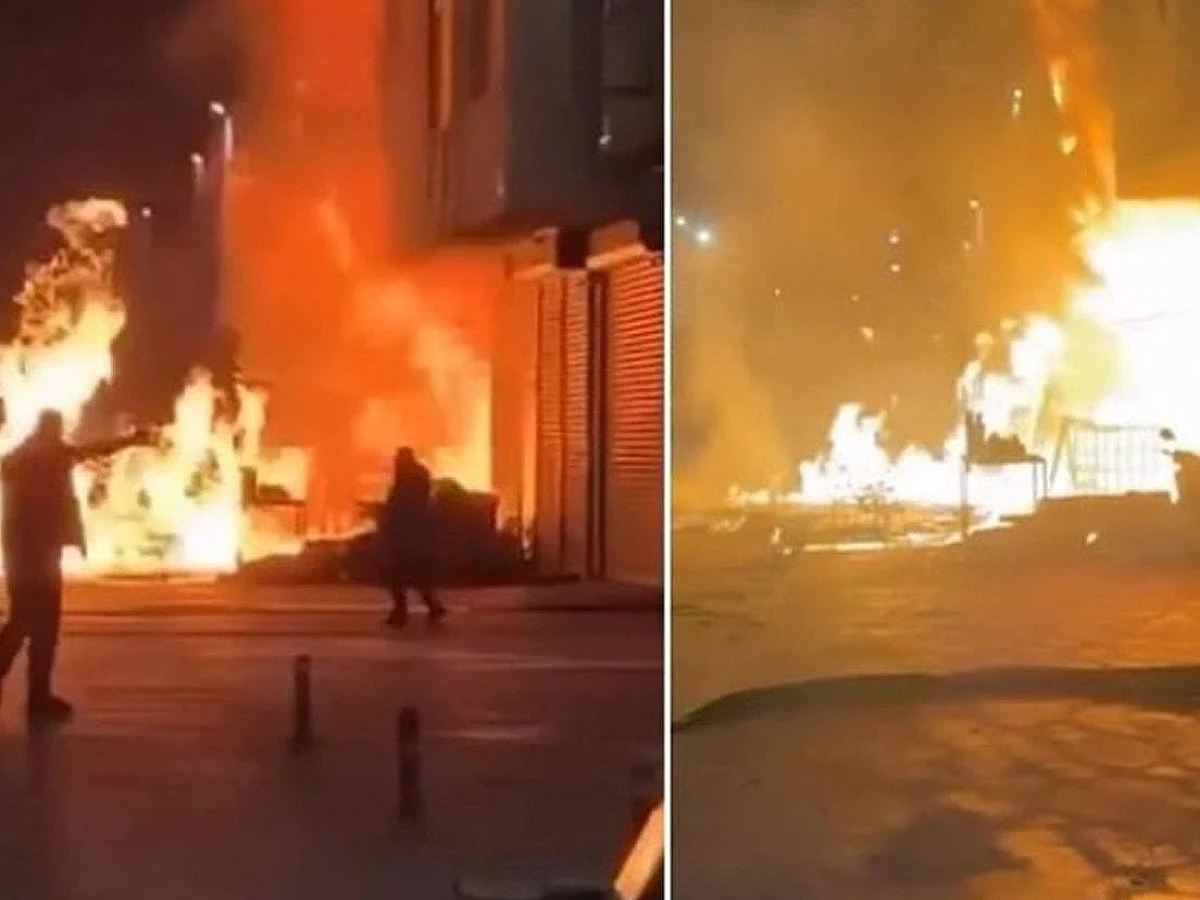 İstanbul'da İş Yerinde Patlama ve Yangın: Çok Sayıda Dükkan Hasar Gördü
