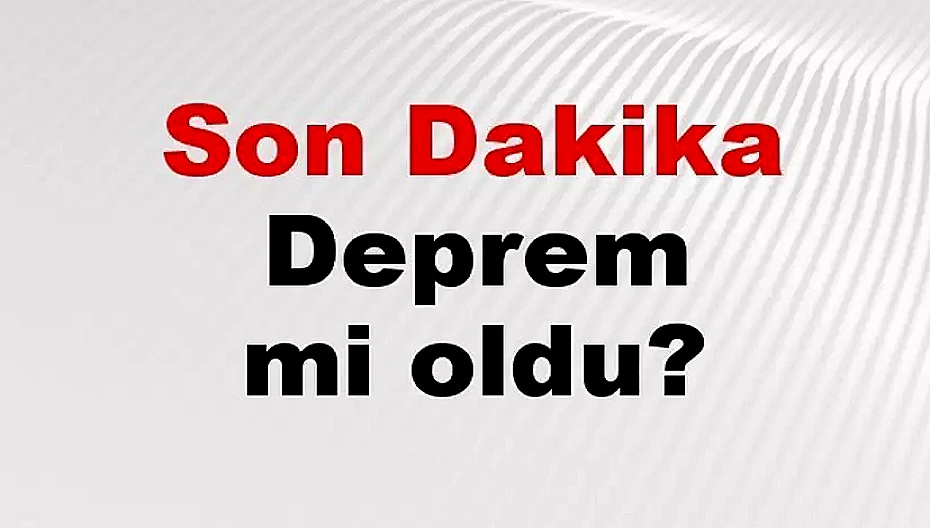 Malatya'da Deprem: Yeşilyurt'ta 3.5 Büyüklüğünde Sarsıntı