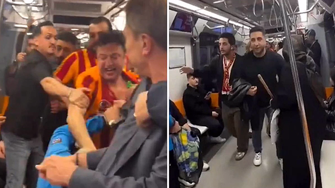 Metroda Şampiyonluk Kutlaması Gerginliği: Oklavalı Müdahale