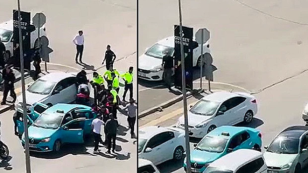 Taksi sürücüsünü rehin alan şüpheliler yakalandı