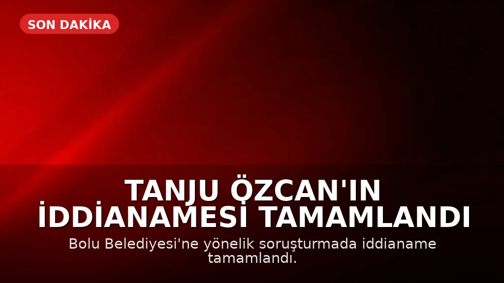 T.Ö. Hakkında Rüşvet ve Dolandırıcılık Davası Tamamlandı