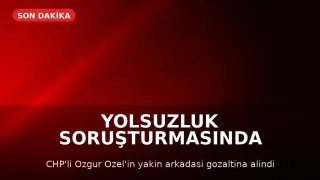 Uşak Belediyesi Yolsuzluk Soruşturması Kapsamında Danışman Gözaltına Alındı
